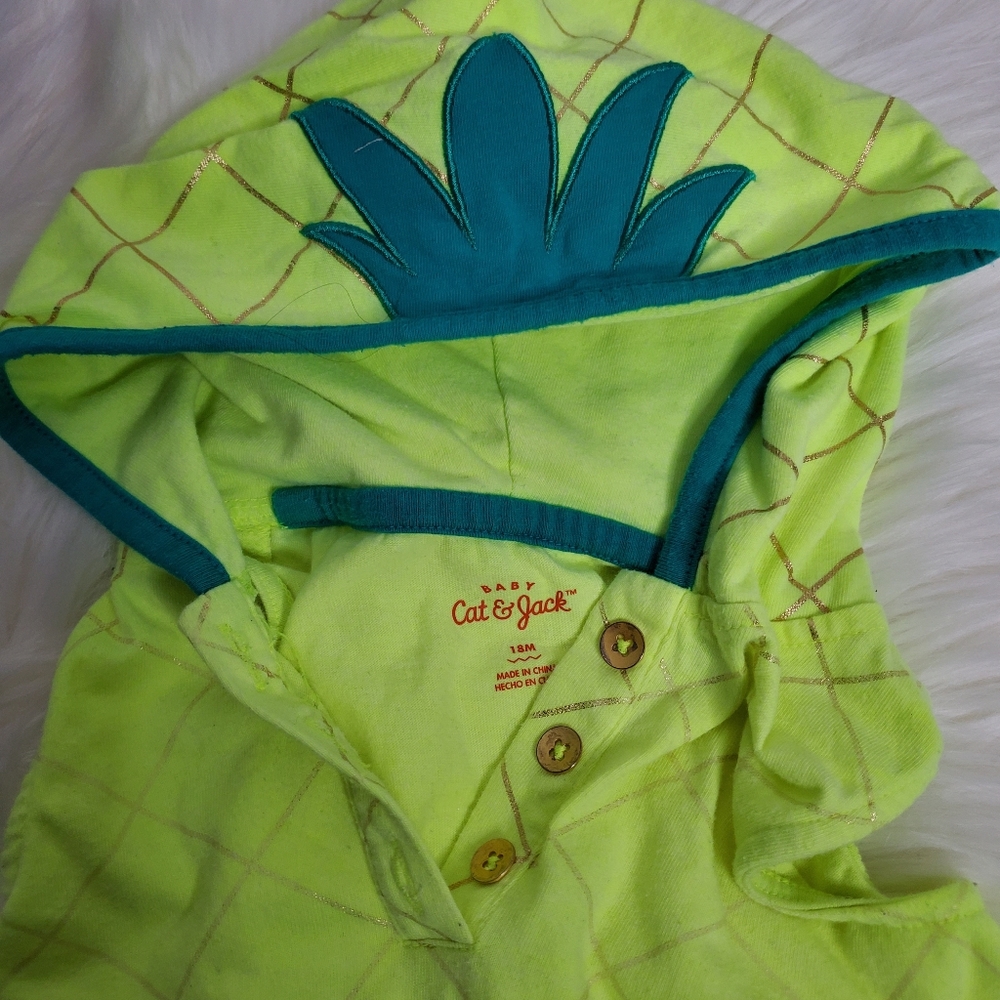 Toddler pineapple jumpsuit